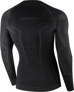Brubeck LS1666M Bluza męska EXTREME MERINO czarny S 3