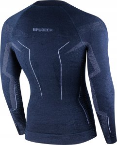 Brubeck LS1666M Bluza męska EXTREME MERINO granatowy XXL 2