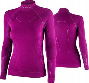 Brubeck LS1665W Bluza damska EXTREME MERINO fuksjowy L 1