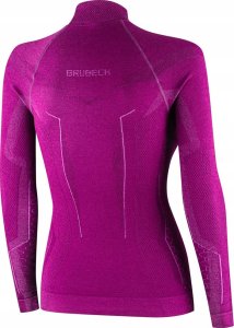 Brubeck LS1665W Bluza damska EXTREME MERINO fuksjowy L 3