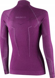 Brubeck LS1665W Bluza damska EXTREME MERINO fuksjowy M 2
