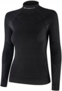 Brubeck LS1665W Bluza damska EXTREME MERINO czarny XL 1