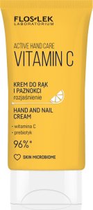 Floslek Floslek ACTIVE Krem do Rąk z Witaminą C i Prebiotykami, 50 ml - Intensywne Nawilżenie 1