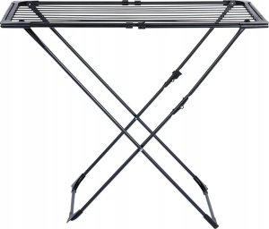 Suszarka na pranie Vilde Suszarka na Pranie Metalowa Czarna Rozsuwana XXL Solidna VILDE 108-182 cm 12