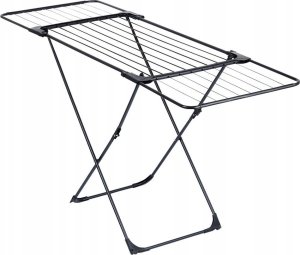 Suszarka na pranie Vilde Suszarka na Pranie Metalowa Czarna Rozsuwana XXL Solidna VILDE 108-182 cm 4