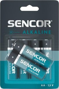 Sencor Bateria alkaliczna, AA (LR6), AA, 1.5V, Sencor, blistr, 6-pack 1