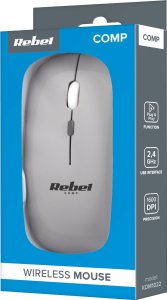 Mysz Rebel Bezprzewodowa mysz Rebel WM210 Srebrna 5