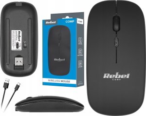 Mysz Rebel Bezprzewodowa mysz Rebel WM210 Czarna 6