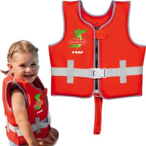 Reer Kamizelka pływacka kapok do nauki pływania dzieci 19-30kg 3-6l MySwimBuddy REER 1