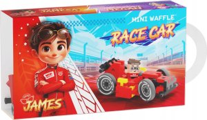 Marioinex Klocki Mini Waffle Autka 50 elementów Autko Wyścigowe Czerwone Marioinex 4