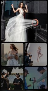 LensGo Wentylator Studyjny Plenerowy Dmuchawa Wiatrak do Fotografii Video VLOG / TYPHOON 1 5