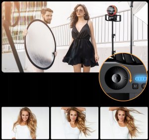 LensGo Wentylator Studyjny Plenerowy Dmuchawa Wiatrak do Fotografii Video VLOG / TYPHOON 1 6