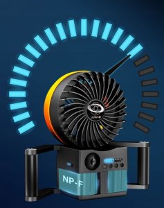 LensGo Wentylator Studyjny Plenerowy Dmuchawa Wiatrak do Fotografii Video VLOG / TYPHOON 1 8