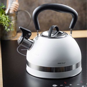 KingHoff CZAJNIK 1,8L Z GWIZDKIEM KINGHOFF KH-1852 bBIAŁY 2