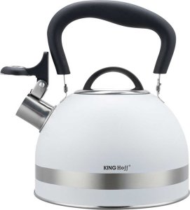 KingHoff CZAJNIK 1,8L Z GWIZDKIEM KINGHOFF KH-1852 bBIAŁY 6