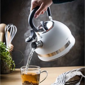 KingHoff CZAJNIK 1,8L Z GWIZDKIEM KINGHOFF KH-1852 bBIAŁY 8