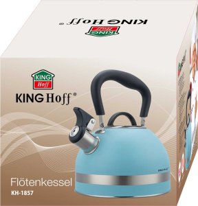 KingHoff CZAJNIK 1,8L Z GWIZDKIEM KINGHOFF KH-1857 NIEBIESKI 12