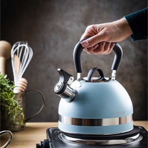 KingHoff CZAJNIK 1,8L Z GWIZDKIEM KINGHOFF KH-1857 NIEBIESKI 10