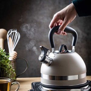 KingHoff CZAJNIK 1,8L Z GWIZDKIEM KINGHOFF KH-1854 BEŻOWY 11