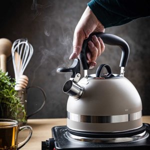 KingHoff CZAJNIK 1,8L Z GWIZDKIEM KINGHOFF KH-1854 BEŻOWY 9