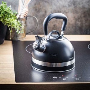 KingHoff CZAJNIK 1,8L Z GWIZDKIEM KINGHOFF KH-1858 CZARNY 11