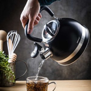 KingHoff CZAJNIK 1,8L Z GWIZDKIEM KINGHOFF KH-1858 CZARNY 3