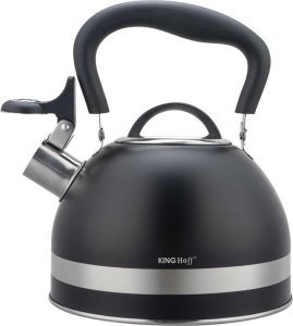 KingHoff CZAJNIK 1,8L Z GWIZDKIEM KINGHOFF KH-1858 CZARNY 4