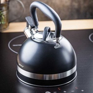 KingHoff CZAJNIK 1,8L Z GWIZDKIEM KINGHOFF KH-1858 CZARNY 7