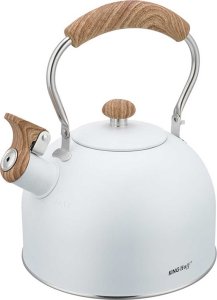 KingHoff CZAJNIK 2,5L Z GWIZDKIEM KINGHOFF KH-1860 BIAŁY 8