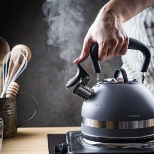 KingHoff CZAJNIK 1,8L Z GWIZDKIEM KINGHOFF KH-1851 SZARY 4