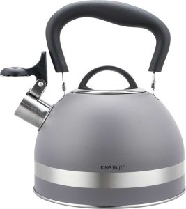 KingHoff CZAJNIK 1,8L Z GWIZDKIEM KINGHOFF KH-1851 SZARY 5