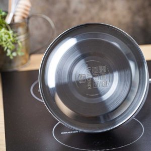 KingHoff CZAJNIK 2,5L Z GWIZDKIEM KINGHOFF KH-1859 SREBRNY 4