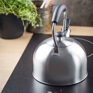 KingHoff CZAJNIK 2,5L Z GWIZDKIEM KINGHOFF KH-1859 SREBRNY 5