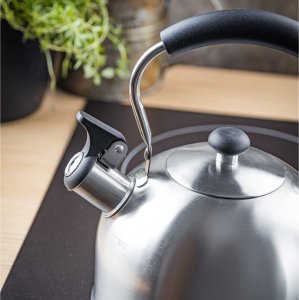 KingHoff CZAJNIK 2,5L Z GWIZDKIEM KINGHOFF KH-1859 SREBRNY 9