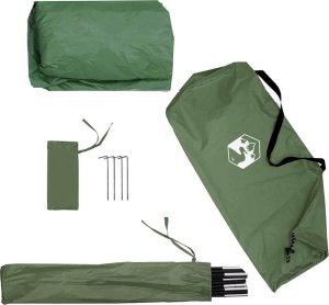 Namiot turystyczny vidaXL Namiot samochodowy, zielony, wodoodporny 11