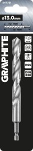 Wiertło Graphite Wiertło do metalu Hex 13.0 mm 2