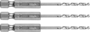 Wiertło Graphite Wiertło do metalu Hex 2.0 mm, 3 szt. 1
