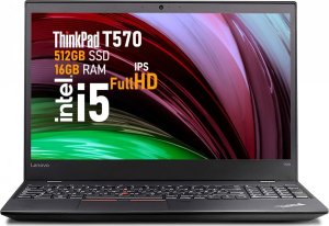Laptop Lenovo ThinkPad T570 i5-6300U 16GB 512GB SSD 15,6" FHD IPS WWAN W11 Pro 1