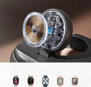 Joyroom Ładowarka Joyroom JR-W12 indukcyjna składana do zegarków Apple Watch - czarna 8