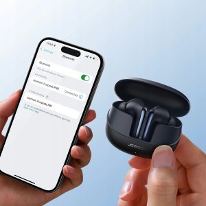 Słuchawki Joyroom Słuchawki Joyroom Funpods JR-FN2 douszne TWS z Bluetooth 5.4, funkcją ANC i ochroną IP54 - czarne 12