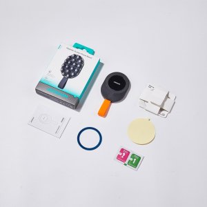 Joyroom Uchwyt Joyroom JR-ZS393-S magnetyczny z przyssawkami na telefon 4.7-7" - czarno-pomarańczowy 4