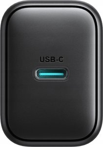 Ładowarka Joyroom Ładowarka Joyroom JR-TCF23 sieciowa USB-C 25W SFC / PPS / PD - czarna + kabel USB-C / USB-C 1m 6