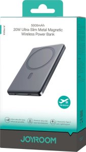 Joyroom Powerbank Joyroom JR-PBM08 5000mAh 20W z ładowaniem indukcyjnym - szary 8