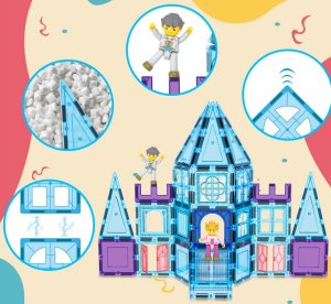 Happy Kiddo PT72 KLOCKI MAGNETYCZNE 72w1 PICASSO TILES 8