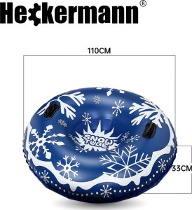 Heckermann Sanki dmuchane Heckermann Granatowe 3