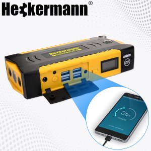 Heckermann Jump starter Heckermann TM19B Zestaw rozruchowy do samochodu POWER BANK 18000mAh 7