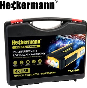 Heckermann Jump starter Heckermann TM19B Zestaw rozruchowy do samochodu POWER BANK 18000mAh 9