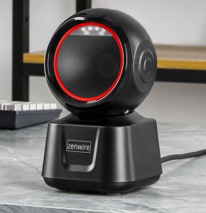 Czytnik kodów kreskowych Zenwire Czytnik Kodów Kreskowych Skaner QR 1D 2D USB Przewodowy Stacjonarny EAN GS1 Zenwire X9006 3