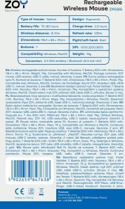 Mysz ZOY bezprzewodowa ZMS88 10