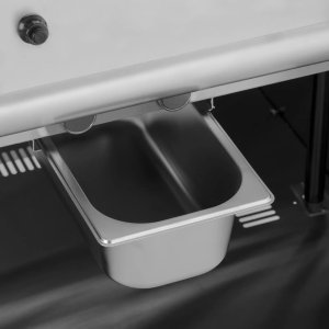 Royal Catering Grill płyta grillowa gładka z szafką na gaz propan / LPG / ziemny 12 kW Grill płyta grillowa gładka z szafką na gaz propan / LPG / ziemny 12 kW 5